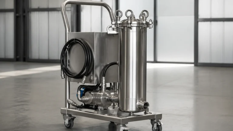 Hydraulic Filter Cart visual guide