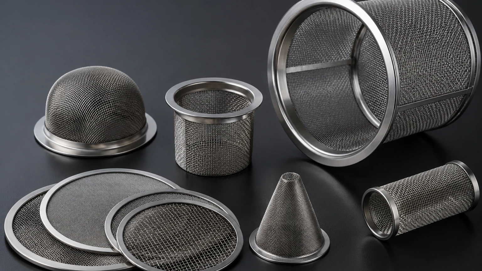 Mesh Size Strainer visual guide