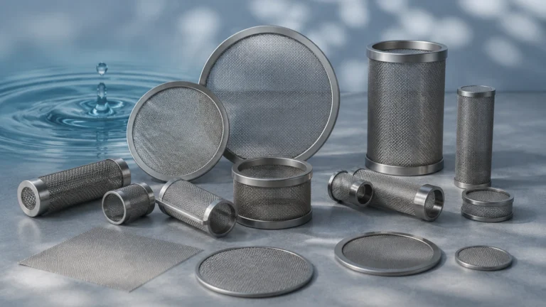 Mesh Water Filter visual guide
