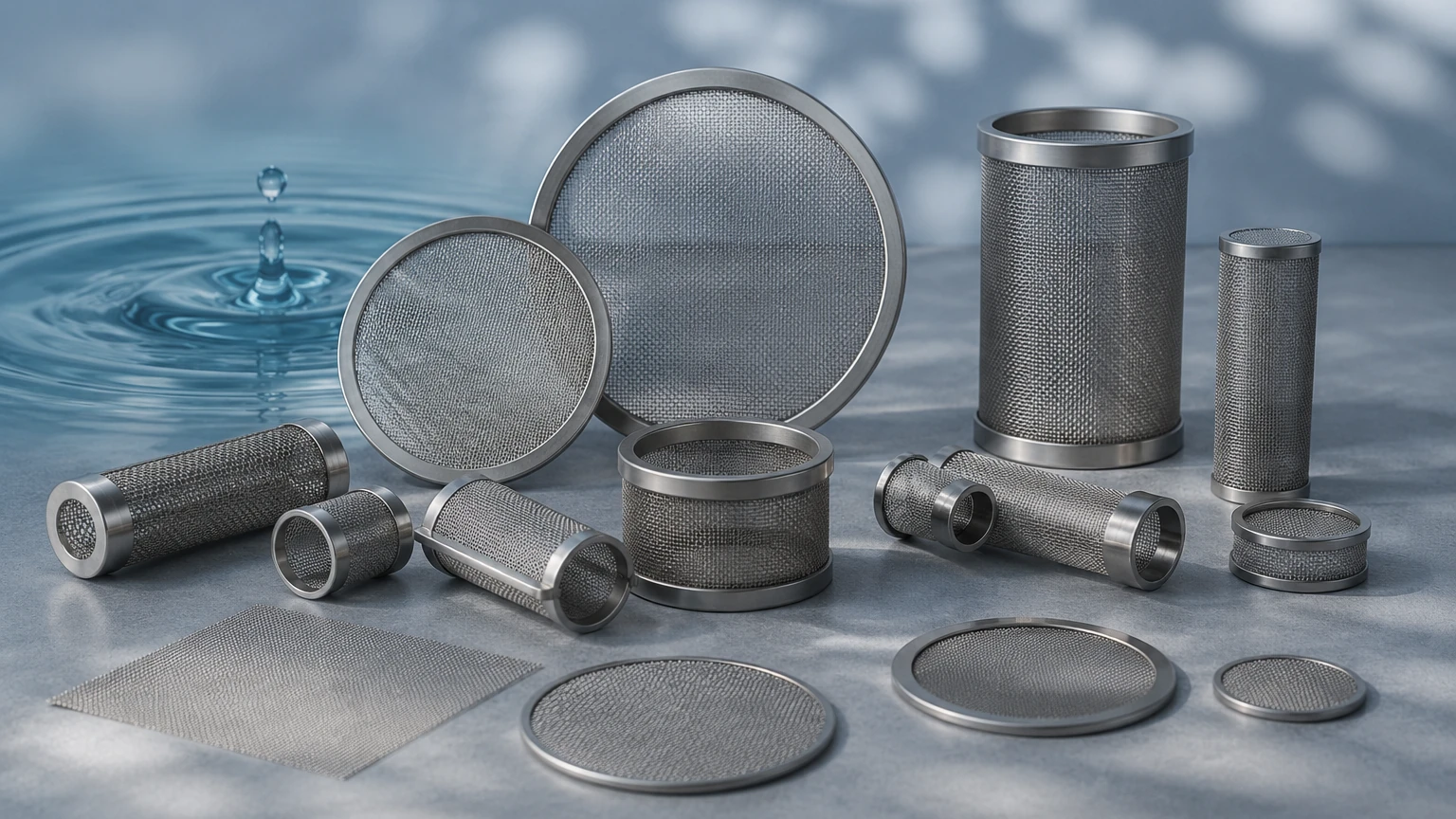 Mesh Water Filter visual guide