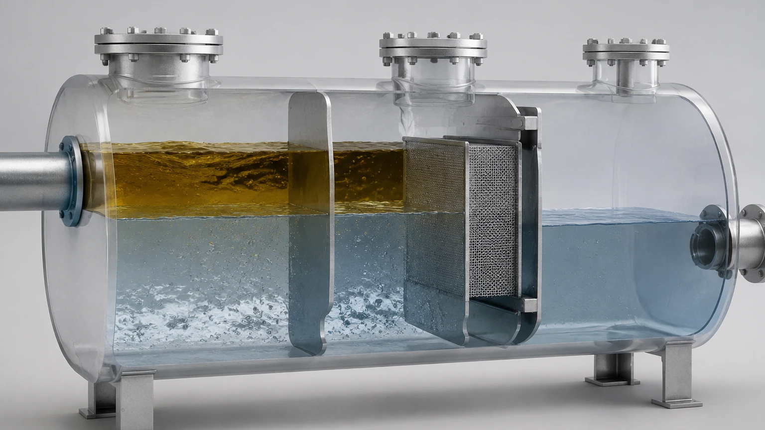 Oil and Water Seperator visual guide
