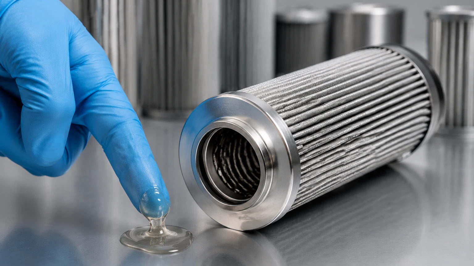 Oil Filter Lube visual guide