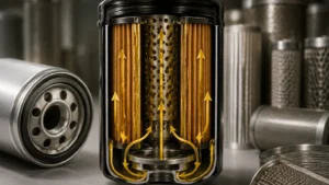 Oil Filter Oil Flow Direction visual guide