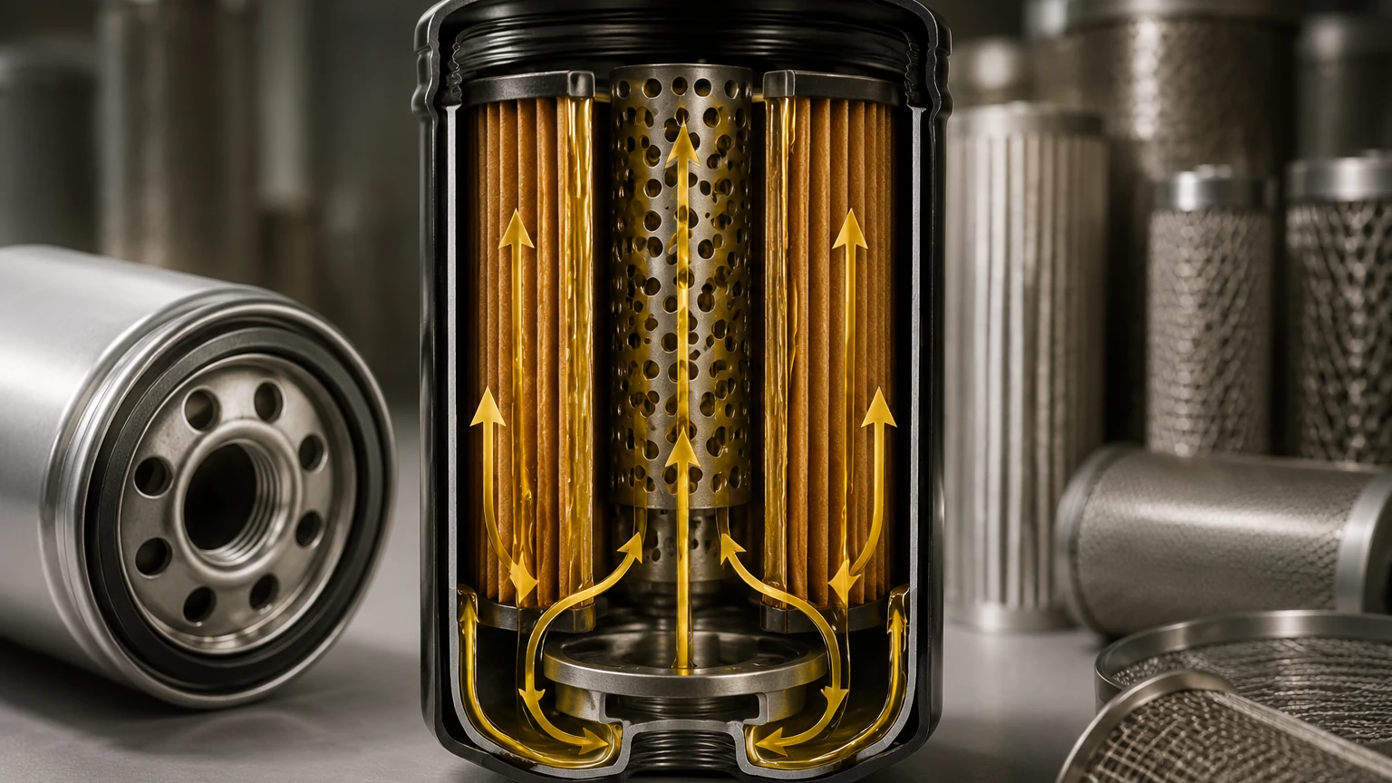 Oil Filter Oil Flow Direction Oil Filter Oil Flow Direction visual guide