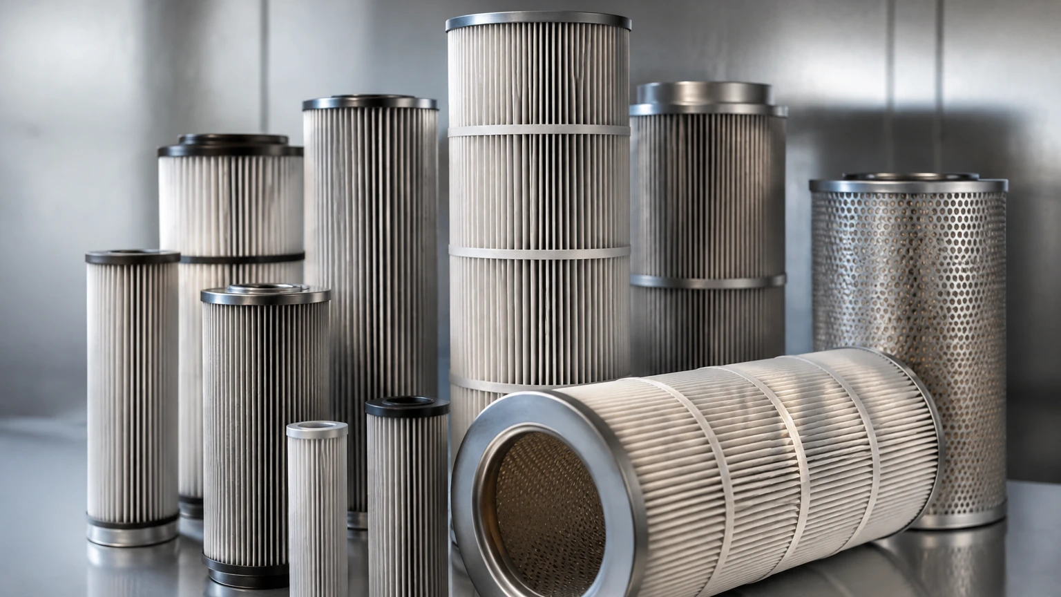 Pleated Dust Collection Cartridges visual guide