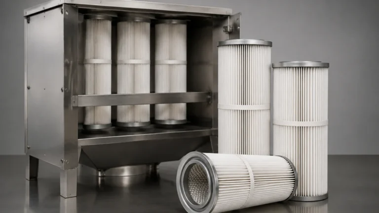 Pleated Filter Cartridge Dust Collector visual guide