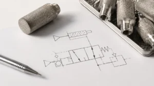 Pneumatic Muffler Symbol visual guide