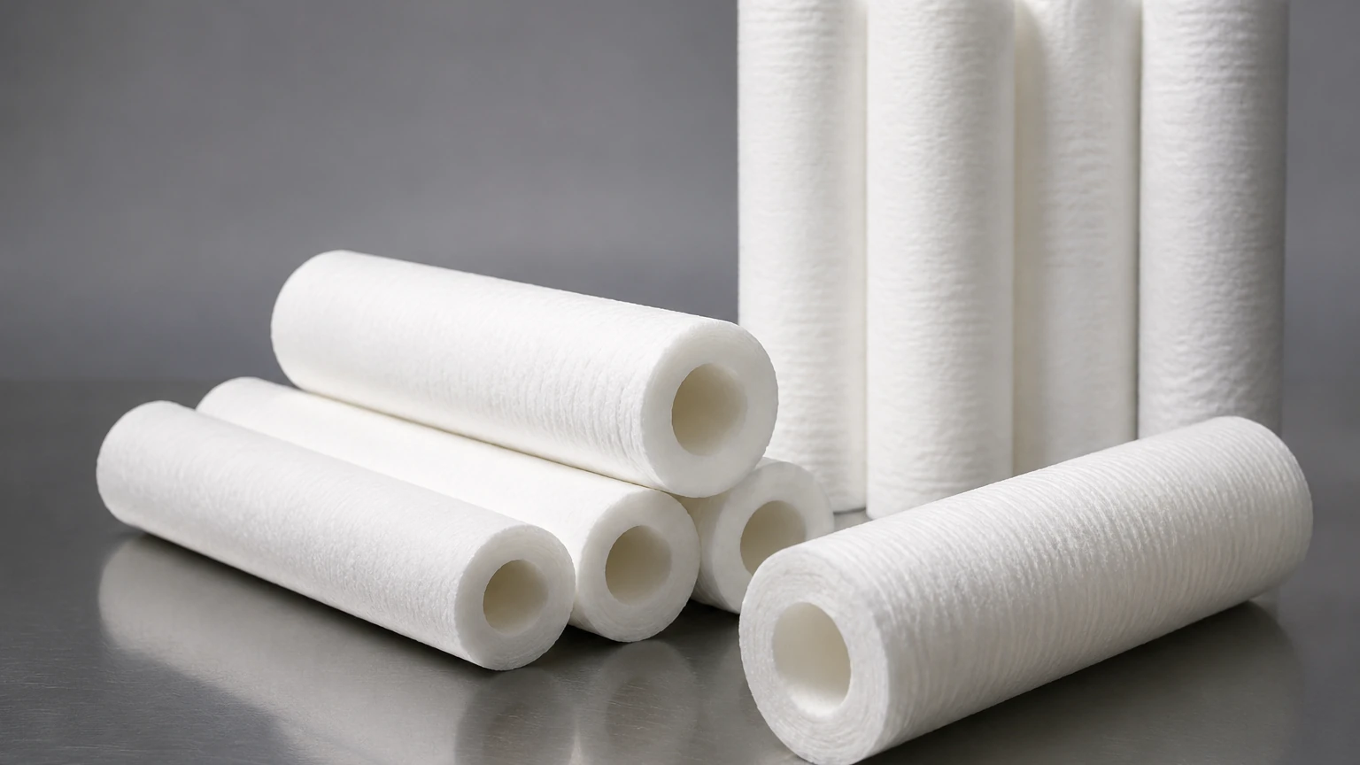 Pure Melt Blown Polypropylene Filter Cartridge visual guide