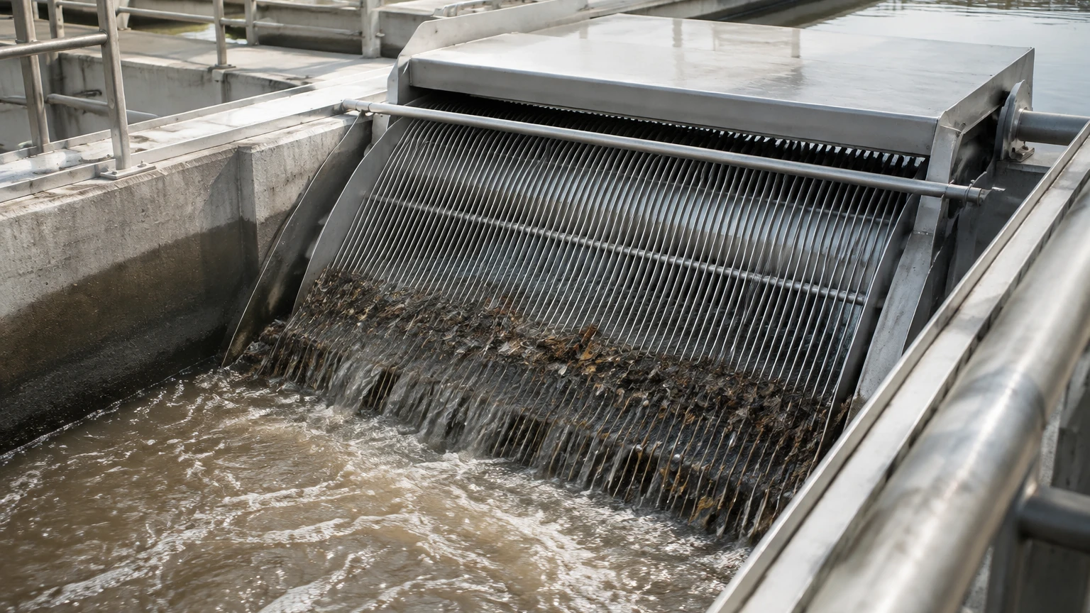 Screening in Wastewater Treatment visual guide