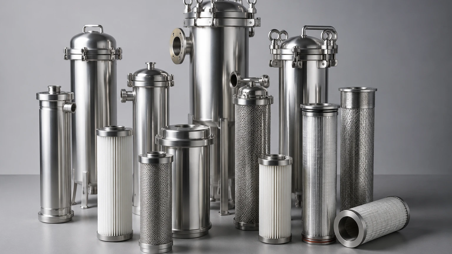 Stainless Steel Cartridge Filter Housing visual guide