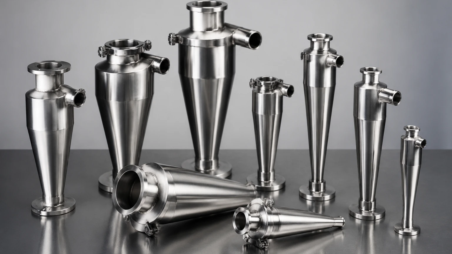 Stainless Steel Hydrocyclone Stainless Steel Hydrocyclone visual guide