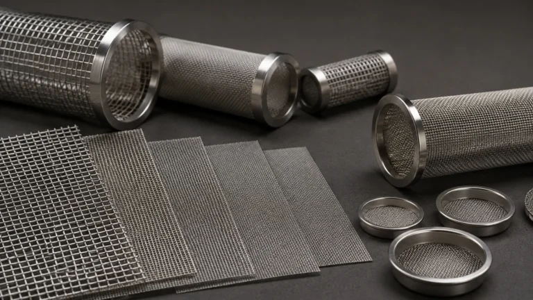 Strainer Mesh Size visual guide
