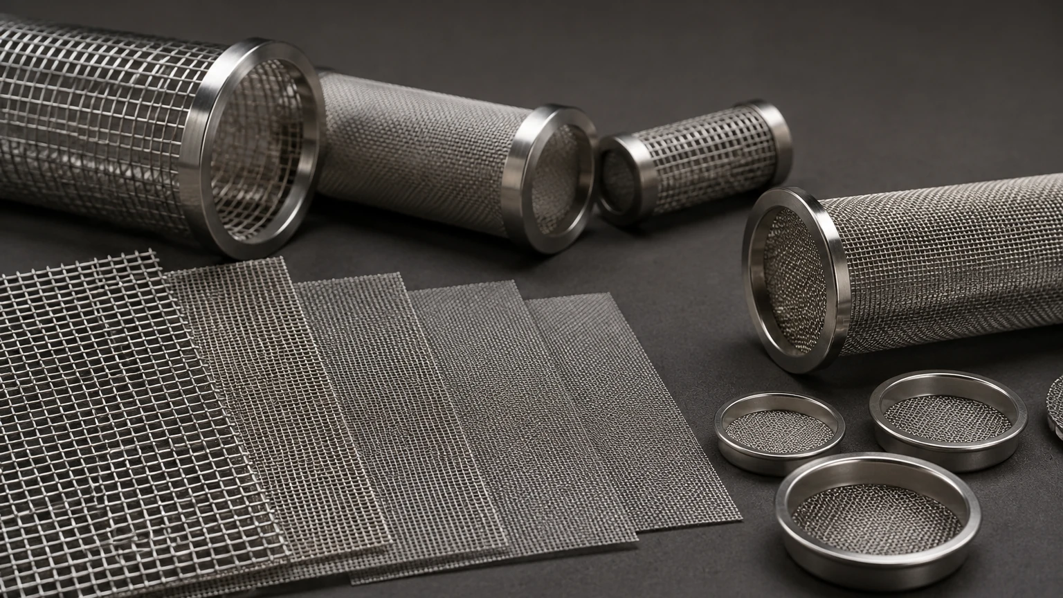 Strainer Mesh Size visual guide