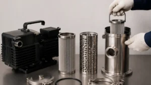 Vacuum Pump Filter Assembly visual guide