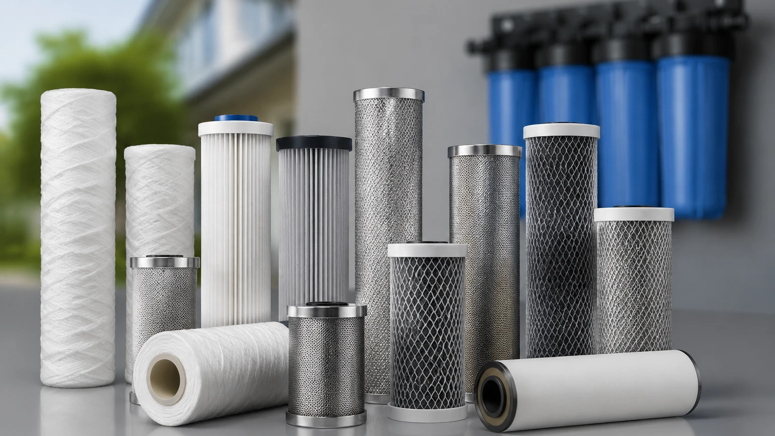 Whole House Water Filter Cartridge Types Whole House Water Filter Cartridge Types visual guide